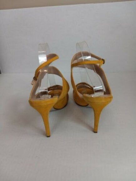 Sole Society Esme Spicy Mustard Suede Stiletto Heel Womens Sz 10 - Picture 3 of 12